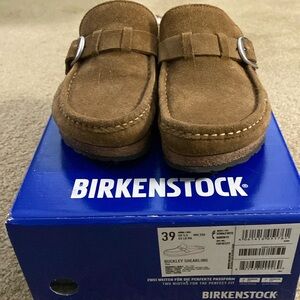 Birkenstock Buckley Shearling Suede Clog